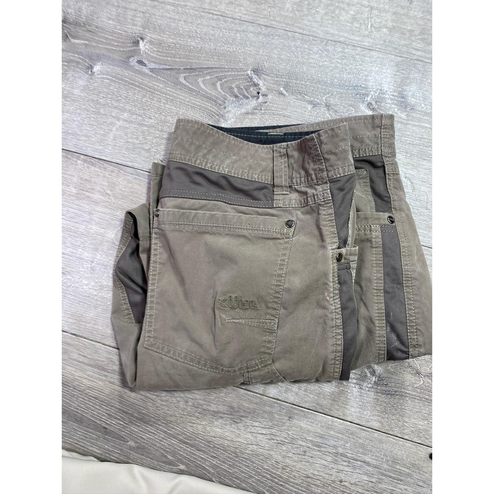 Kuhl Radikl Pants Mens 38x30 Brown Khaki Stretch Outdoor Hiking Workwear Casual - Picture 8 of 9